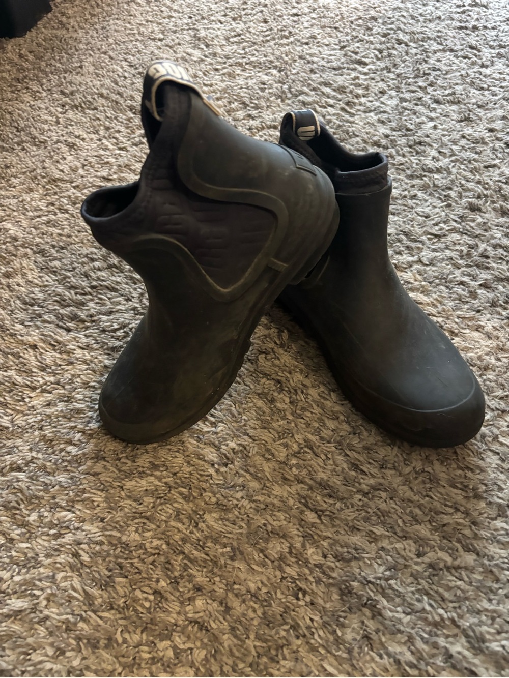 UGG Women's Black Ankle Rain Booties